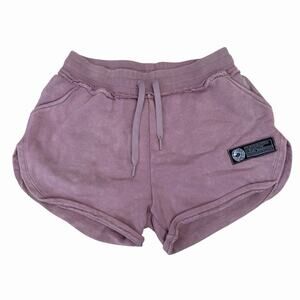 Alphalete Very Terry Sweat Shorts Womens M, Lilac French Terry Cotton Lounge